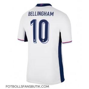 England Jude Bellingham #10 Replika Hemmatröja EM 2024 Kortärmad